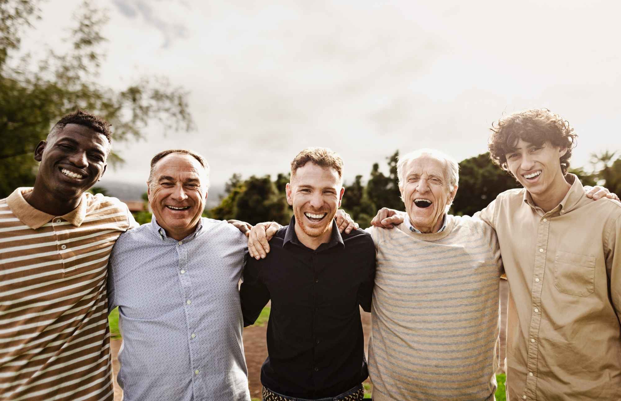 Diverse group of men who took phentermine