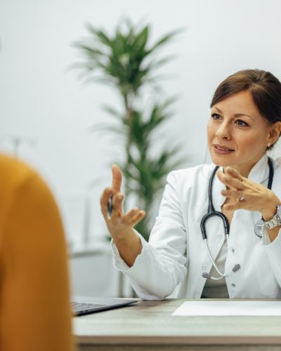 Doctor talking to patient about Semaglutide